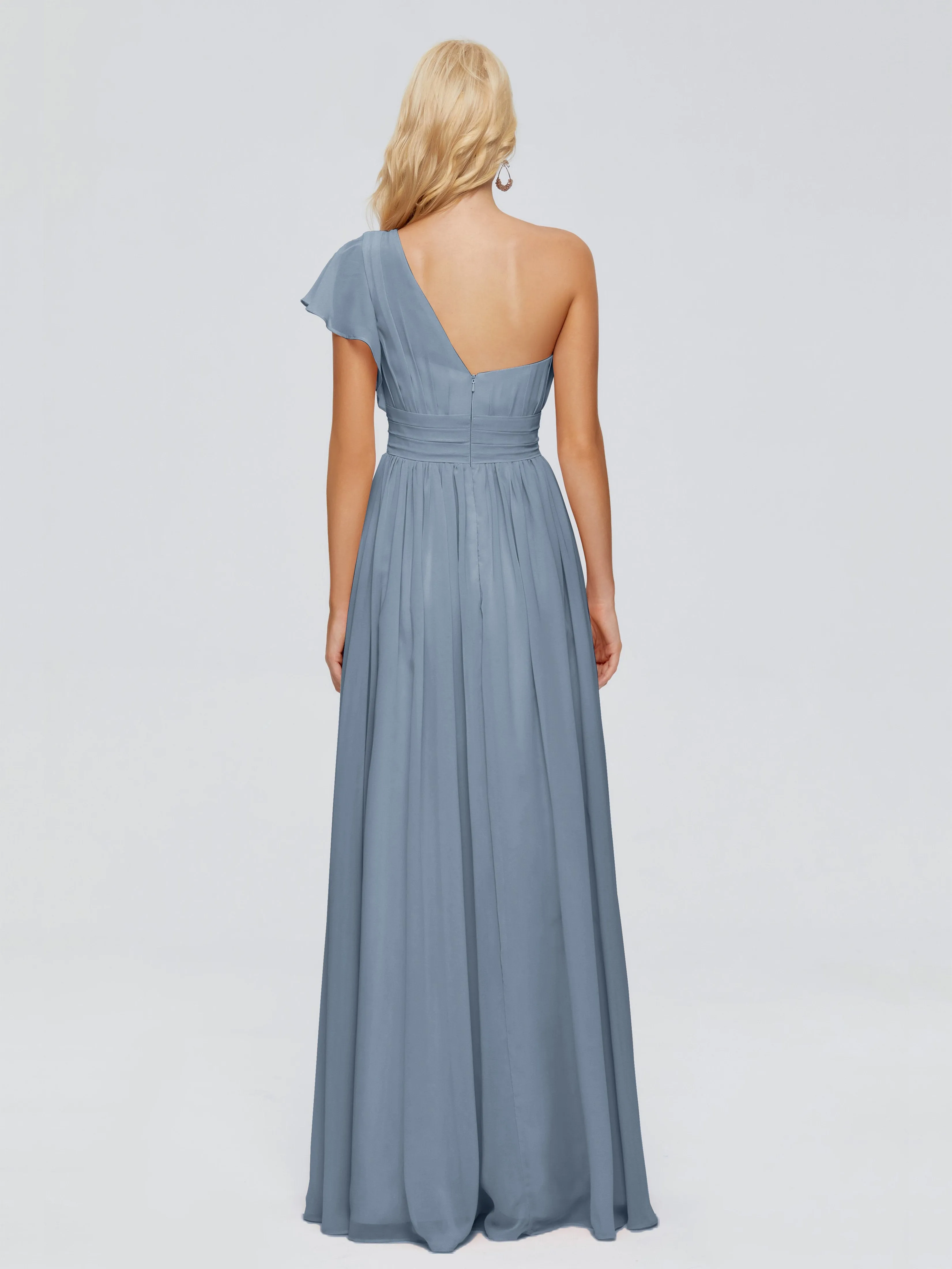 Rylee One Shoulder Chiffon Bridesmaid Dresses