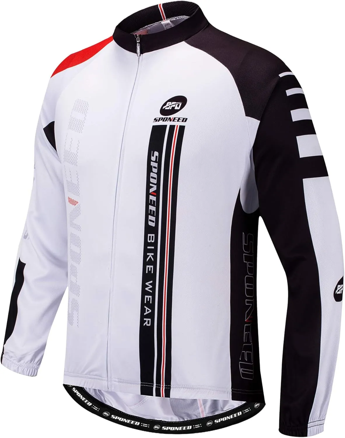 sponeed Cycling Clothes for Men Long Sleeve Mountain Bike Road Bicycle Shirt Jerseys Padded Pants Biking Outfits