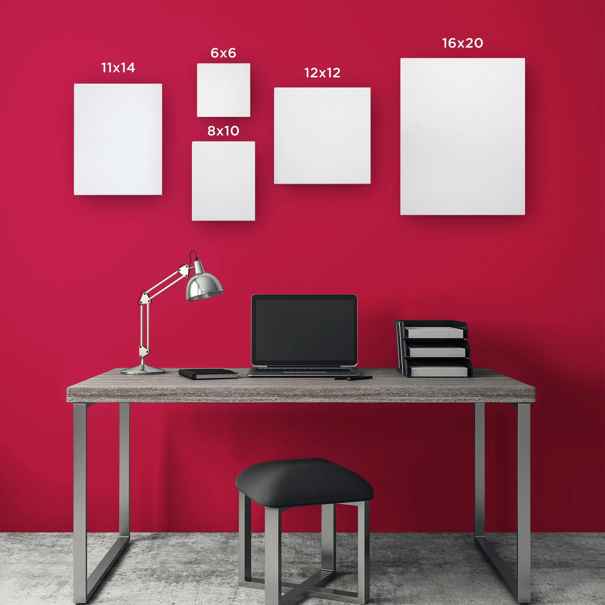 Stretched Canvas Pack - 8" x 10", Pkg of 5