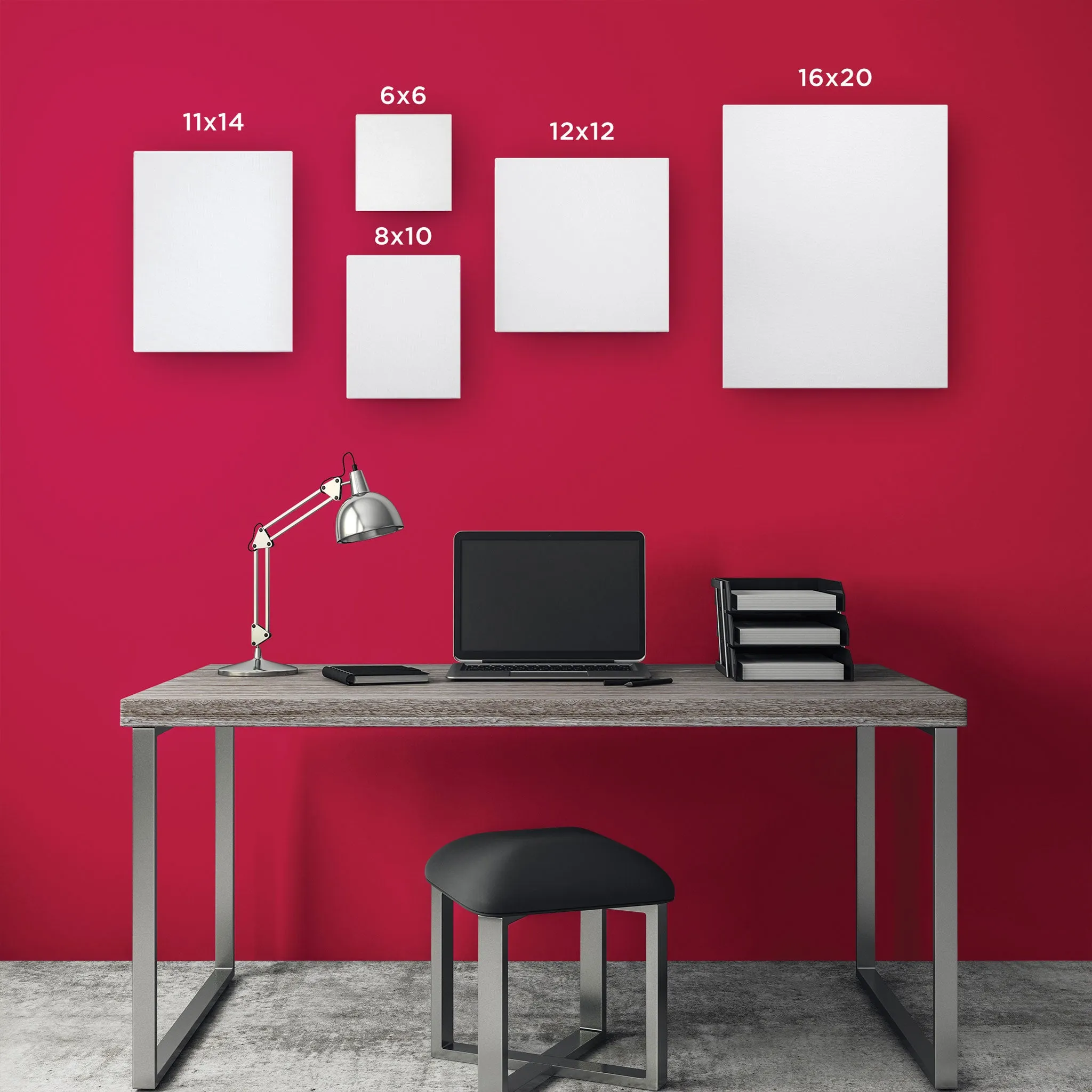 Stretched Canvas Pack - 8" x 10", Pkg of 5