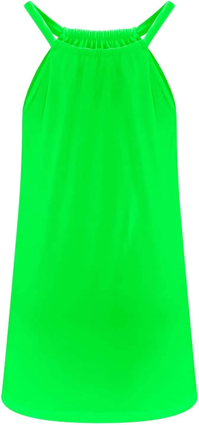Summer Dresses for Women Vacation Casual Solid Color Loose Fit Beach Sun Dress Trendy Knee Length Flowy Dresses