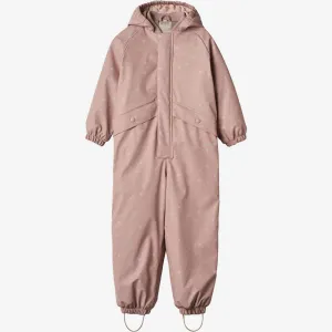 Thermo Rainsuit Aiko - powder rose flowers