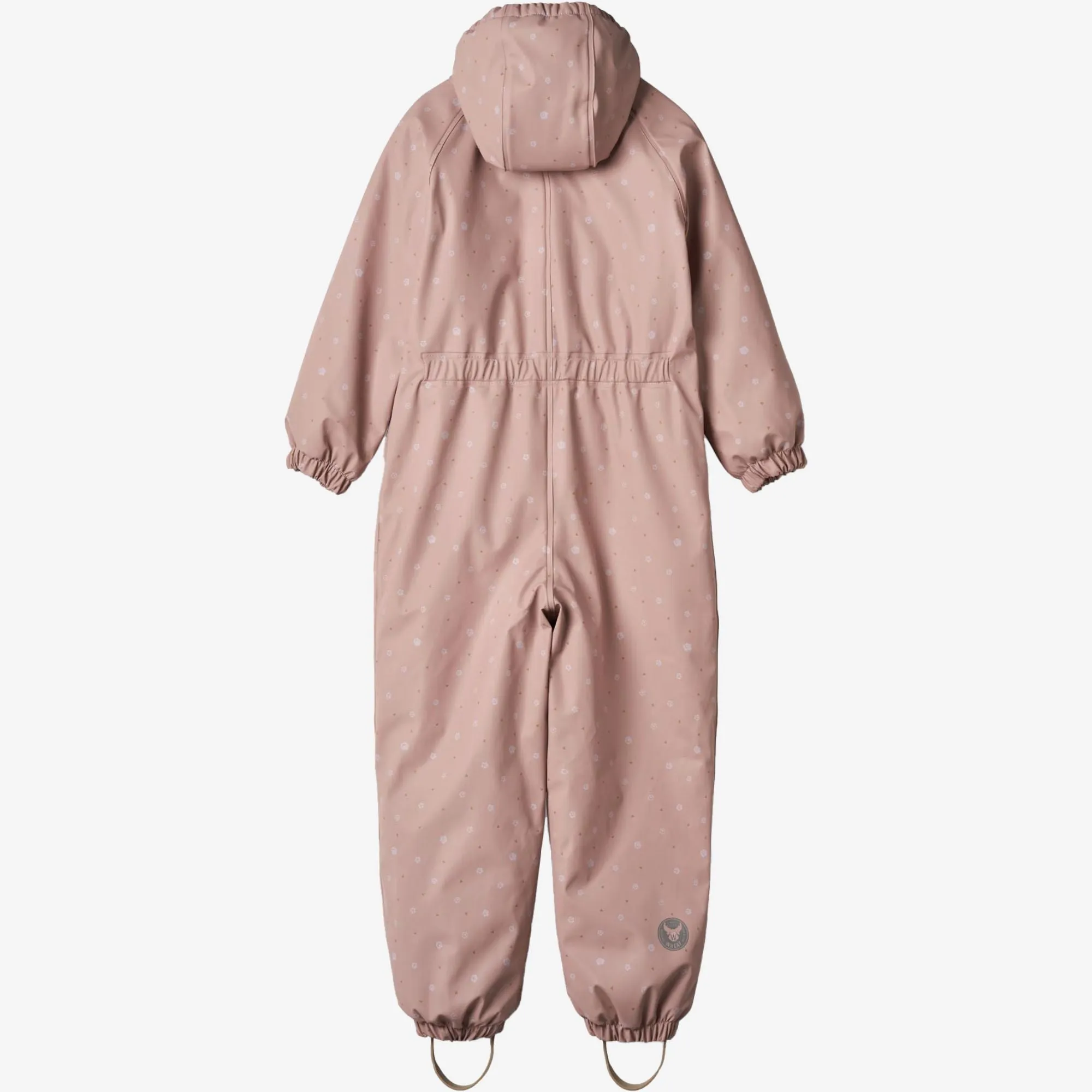Thermo Rainsuit Aiko - powder rose flowers