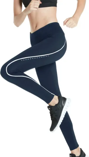TSLA Women's Thermal Running Tights, High Waist Warm Fleece Lined Leggings, Winter Workout Yoga Pants with Pockets
