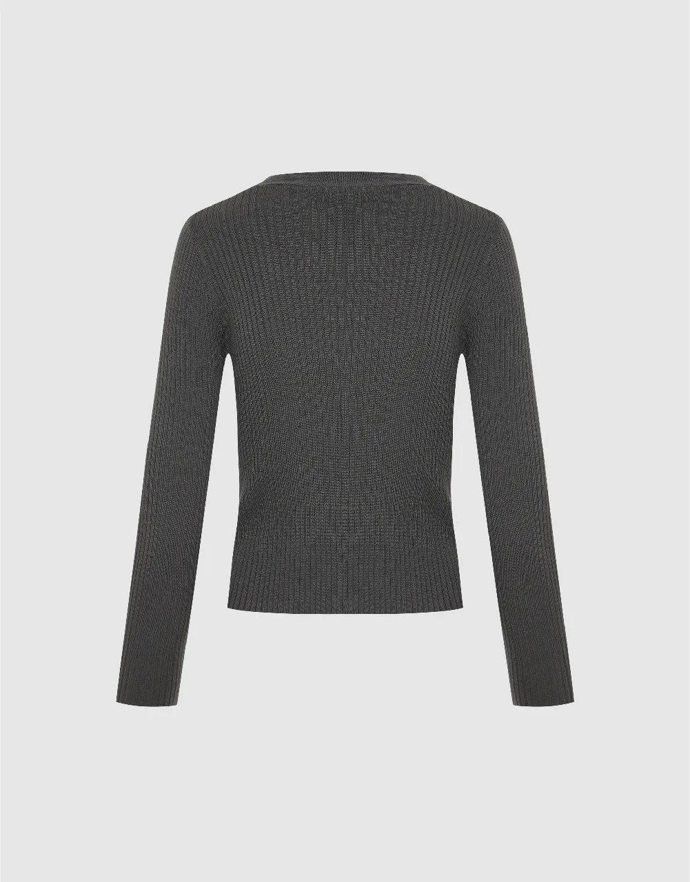 V-Neck Knitted Cardigan