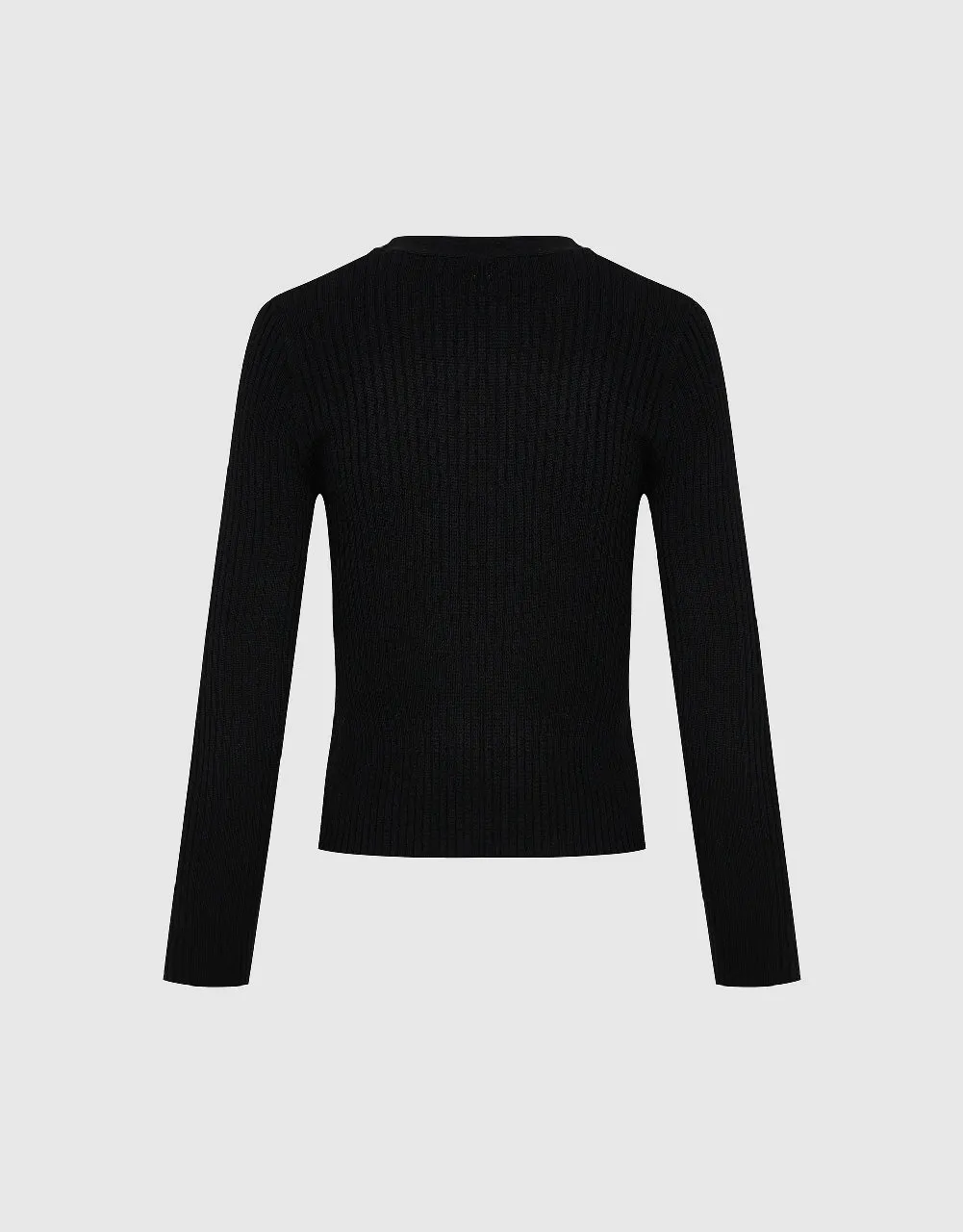 V-Neck Knitted Cardigan