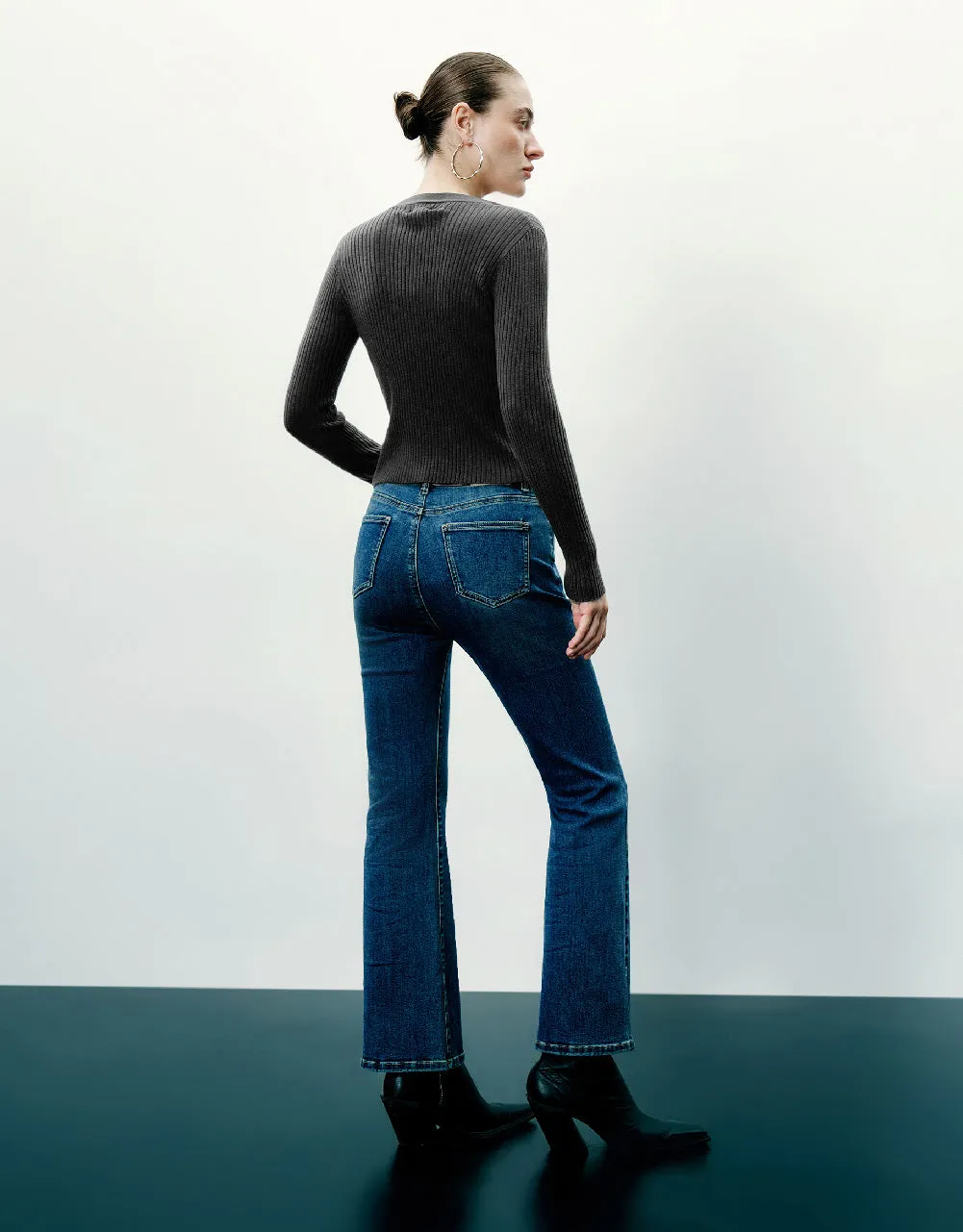 V-Neck Knitted Cardigan