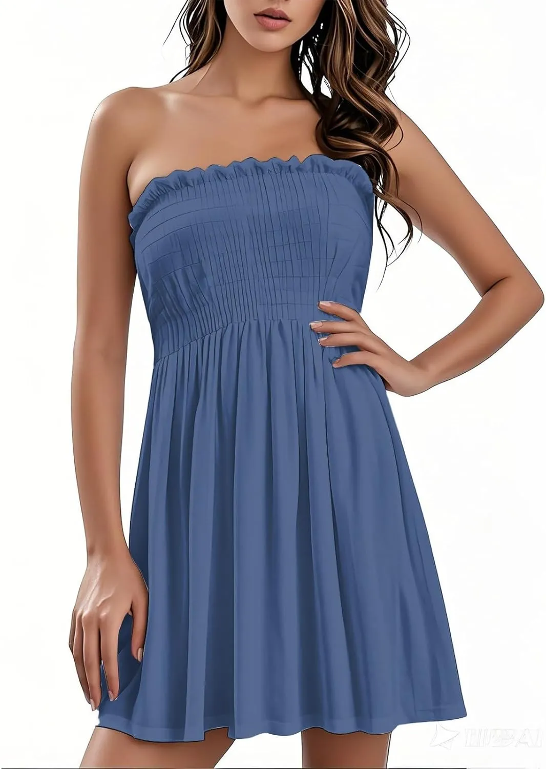 Women's Casual Dresses Summer Trendy Sheath Sleeveless Striped Printed Solid Color Dress 2025, S-3XL