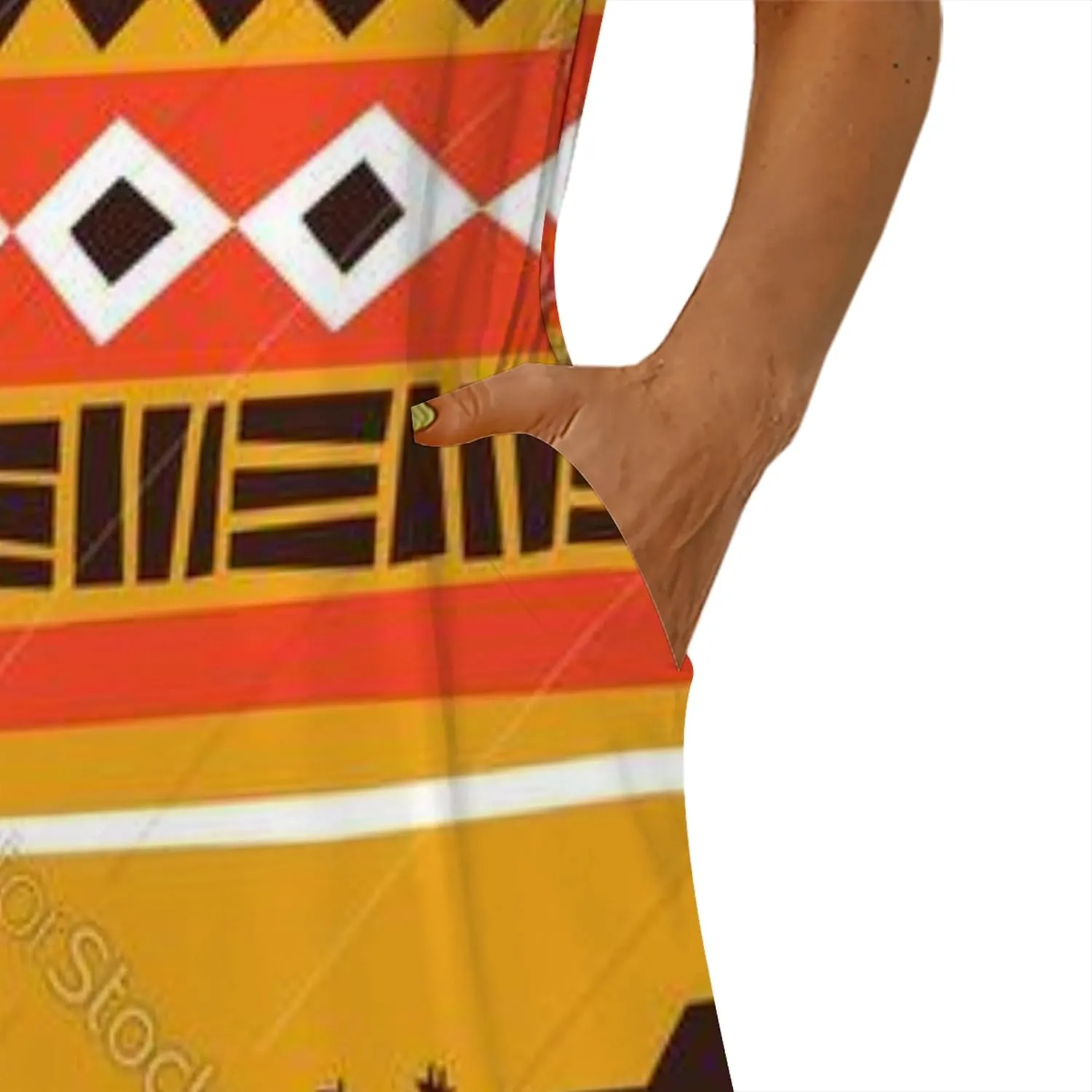 Women's Dress Summer Maxi Dress Casual African Style Graphic Print Sleeveless Tank Dress Loose Flowy Beach Sundress