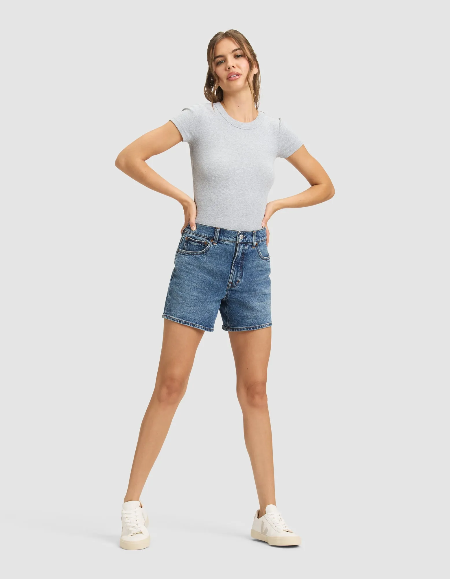 Women's Fine Ribbed Tee