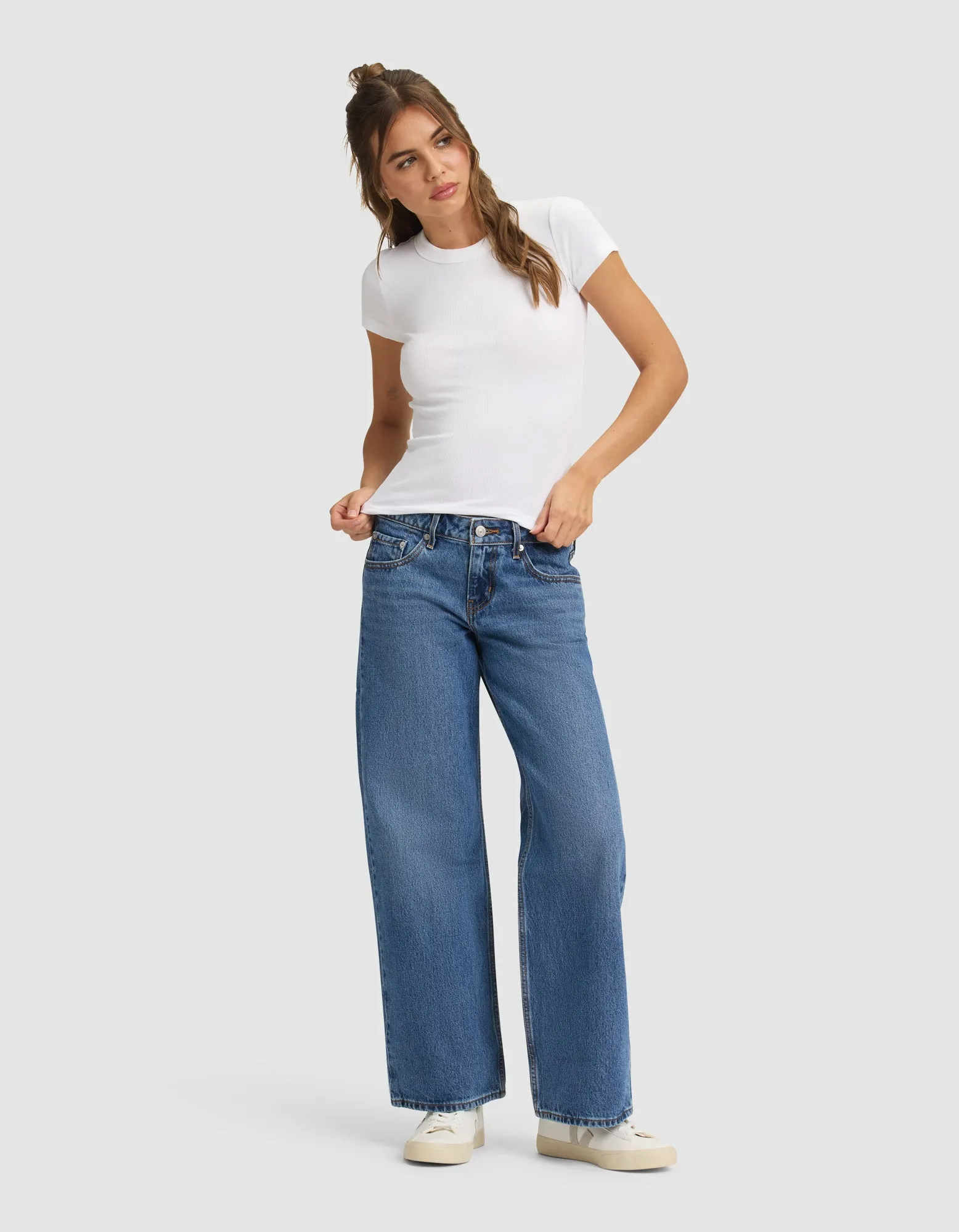 Women's Fine Ribbed Tee