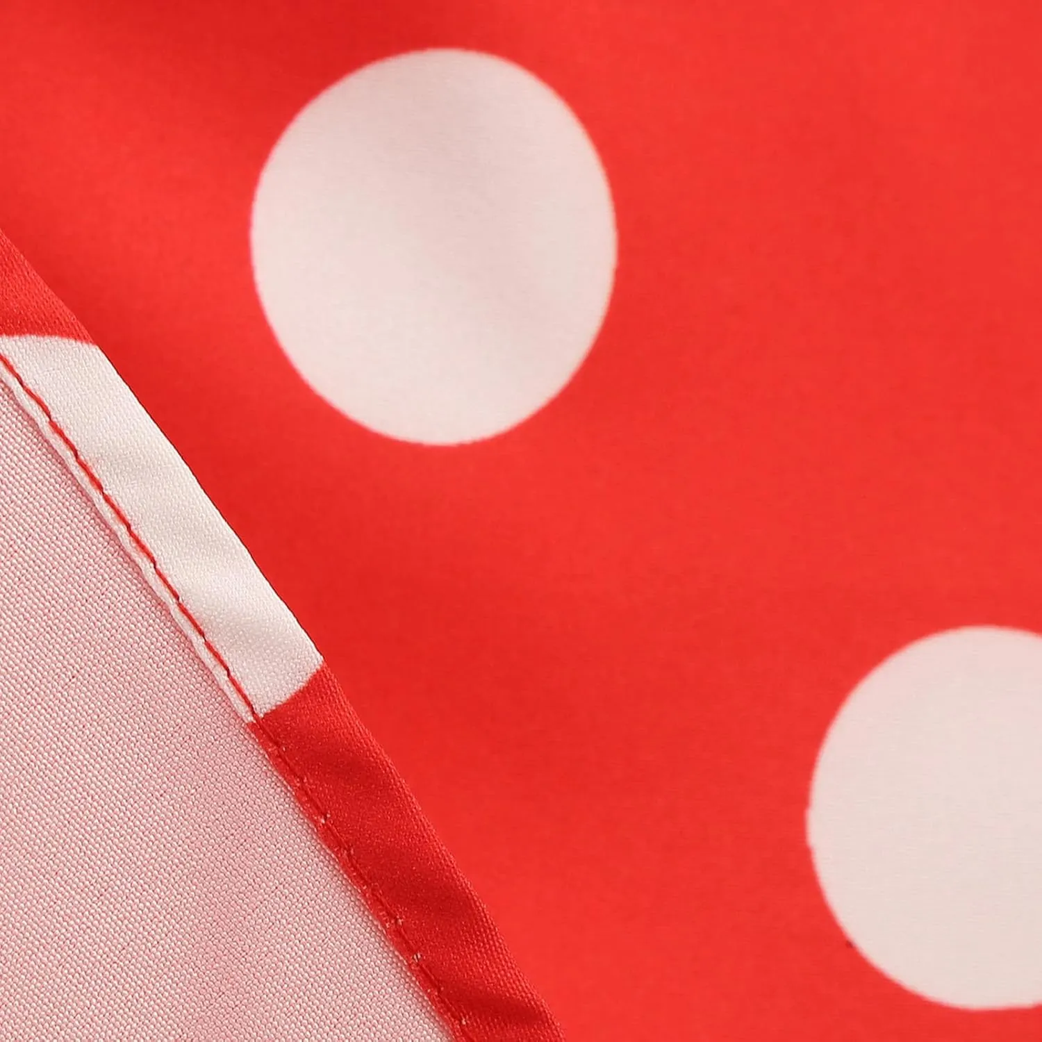 Women's Pleated Vintage Skirt Polka Dots A-line Midi Skirts Summer Cute High Waist Ruffle Skirt Swing Beach Skirt
