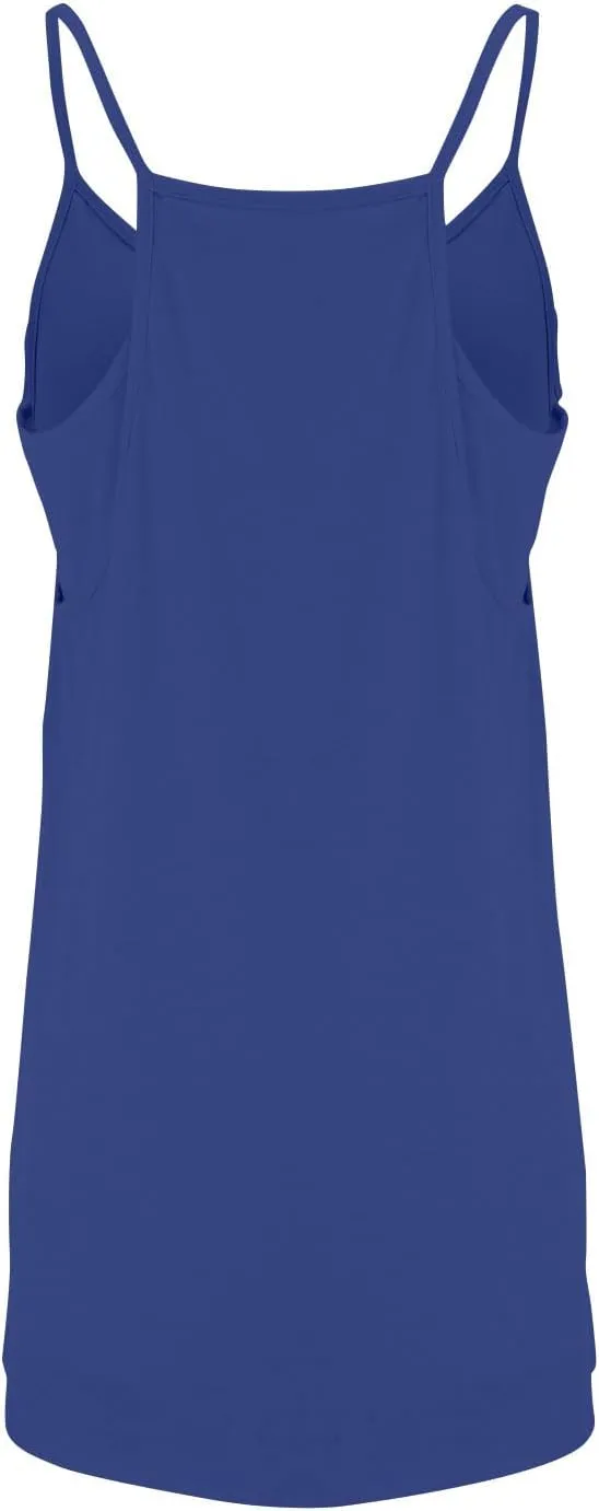 Womens Tennis Dress Workout Mini Dress with Shorts Sleeveless Spaghetti Straps Golf Athletic Dresses Summer