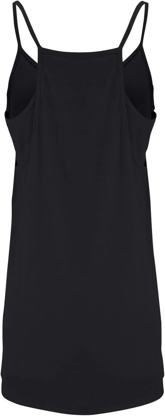 Womens Tennis Dress Workout Mini Dress with Shorts Sleeveless Spaghetti Straps Golf Athletic Dresses Summer