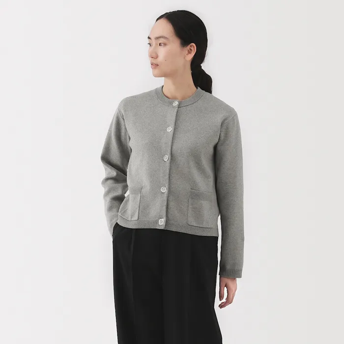 Women's Washable Crew Neck Cardigan
