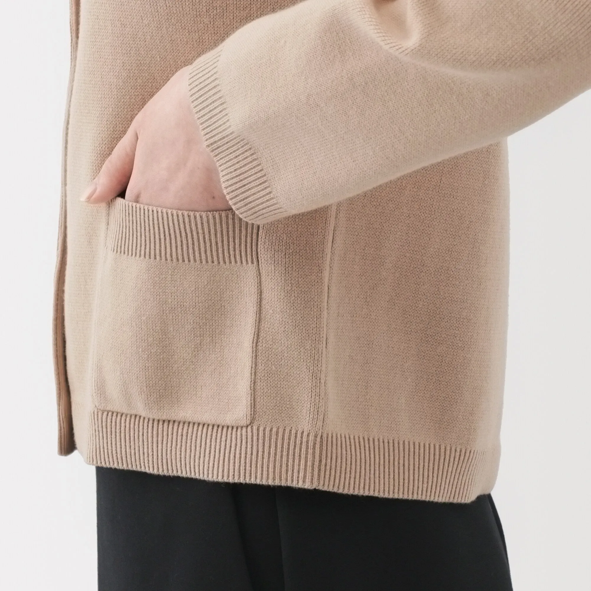 Women's Washable Crew Neck Cardigan