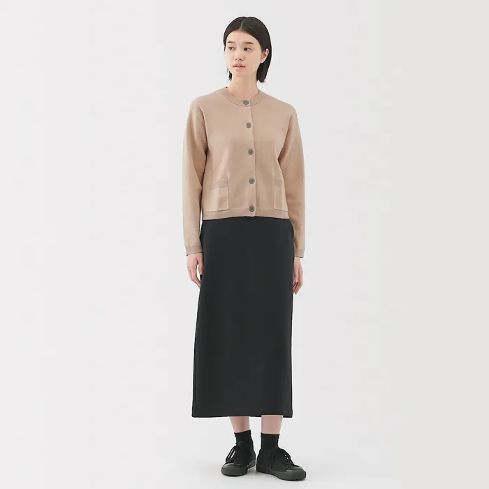 Women's Washable Crew Neck Cardigan