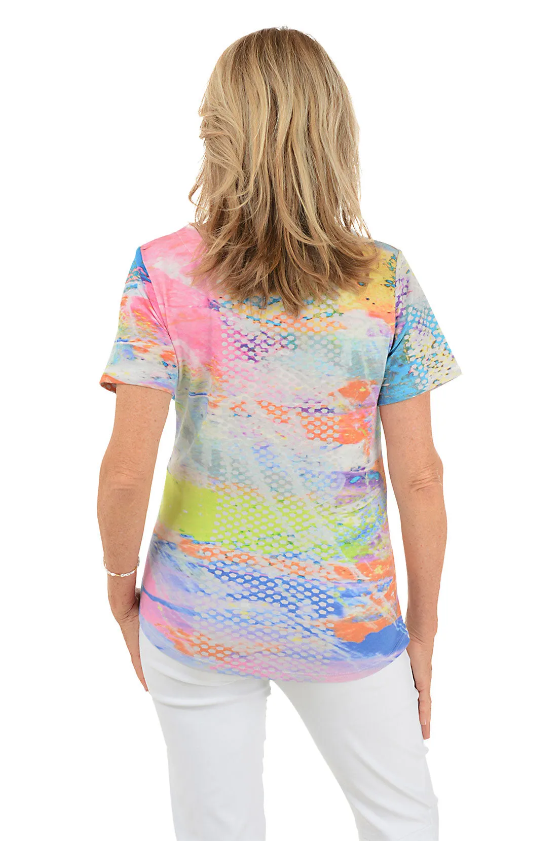 Zoey Curved Hem Tee